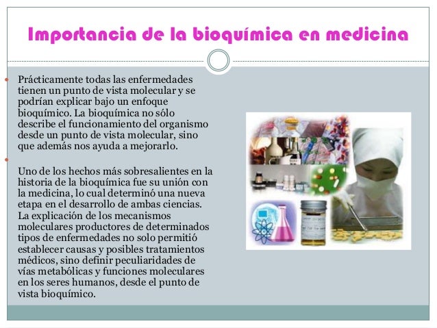 Bioquimica y su relacion