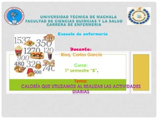 Escuela de enfermería

Docente:
Bioq. Carlos García
Curso:
1º semestre “B”.
Tema:

 