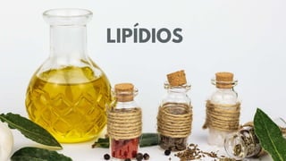 LIPÍDIOS
 