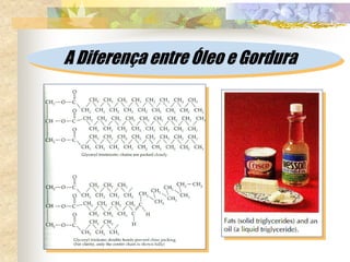 A Diferença entre Óleo e Gordura
 