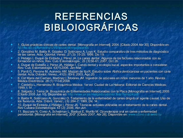 Bioquímica de la caries dental