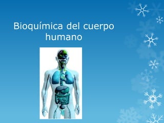 Bioquímica del cuerpo
humano

 