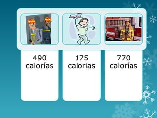 490
calorías

175
calorias

770
calorías

 