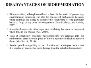 bioremediation and biosurfactant of microbes | PPT
