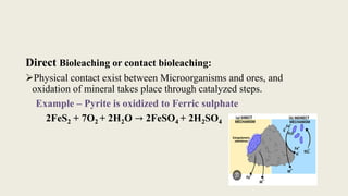BIOREMEDIATION -MICROBIAL LEACHING OF ORES AND ITS PROCESS | PDF