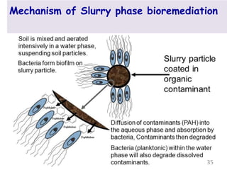 Mechanism of Slurry phase bioremediation
35
 