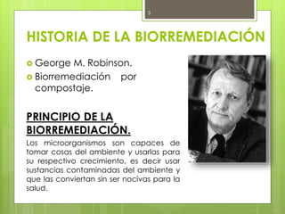 Biorremediación | PPTX | Agriculture | Industries