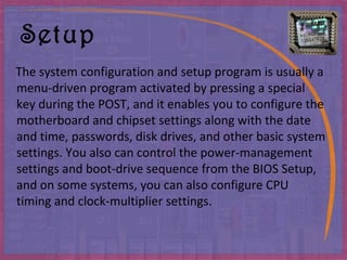 Bios ( Basic Input Output System ) | PPT