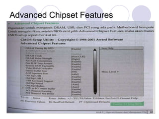 Advanced Chipset Features
 