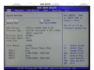 AMI BIOS
 