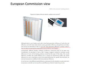 European Commission view
 