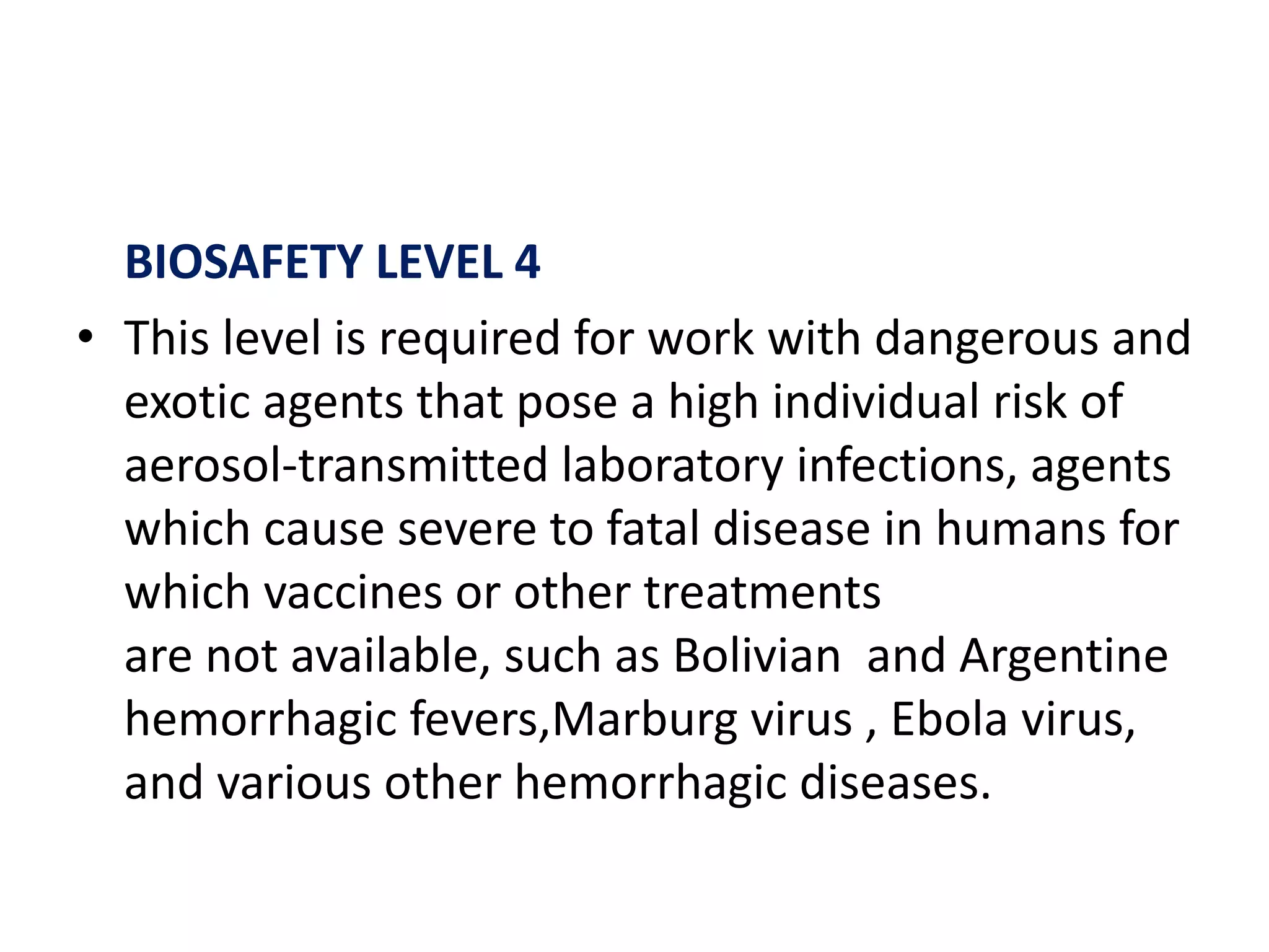 Biosafety | PPTX