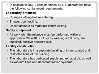 Biosafety | PPTX