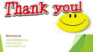 References:-
www.labogene.com
www.nuaire.com
www.escoglobal.com
 
