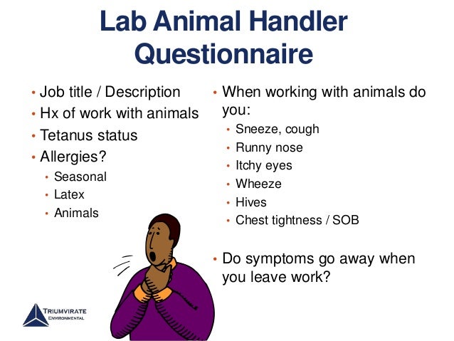 Biosafety: Animal Allergens