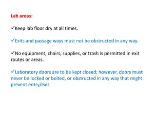 Biosafety in teaching lab and molecular research by muhammad salah ud ...