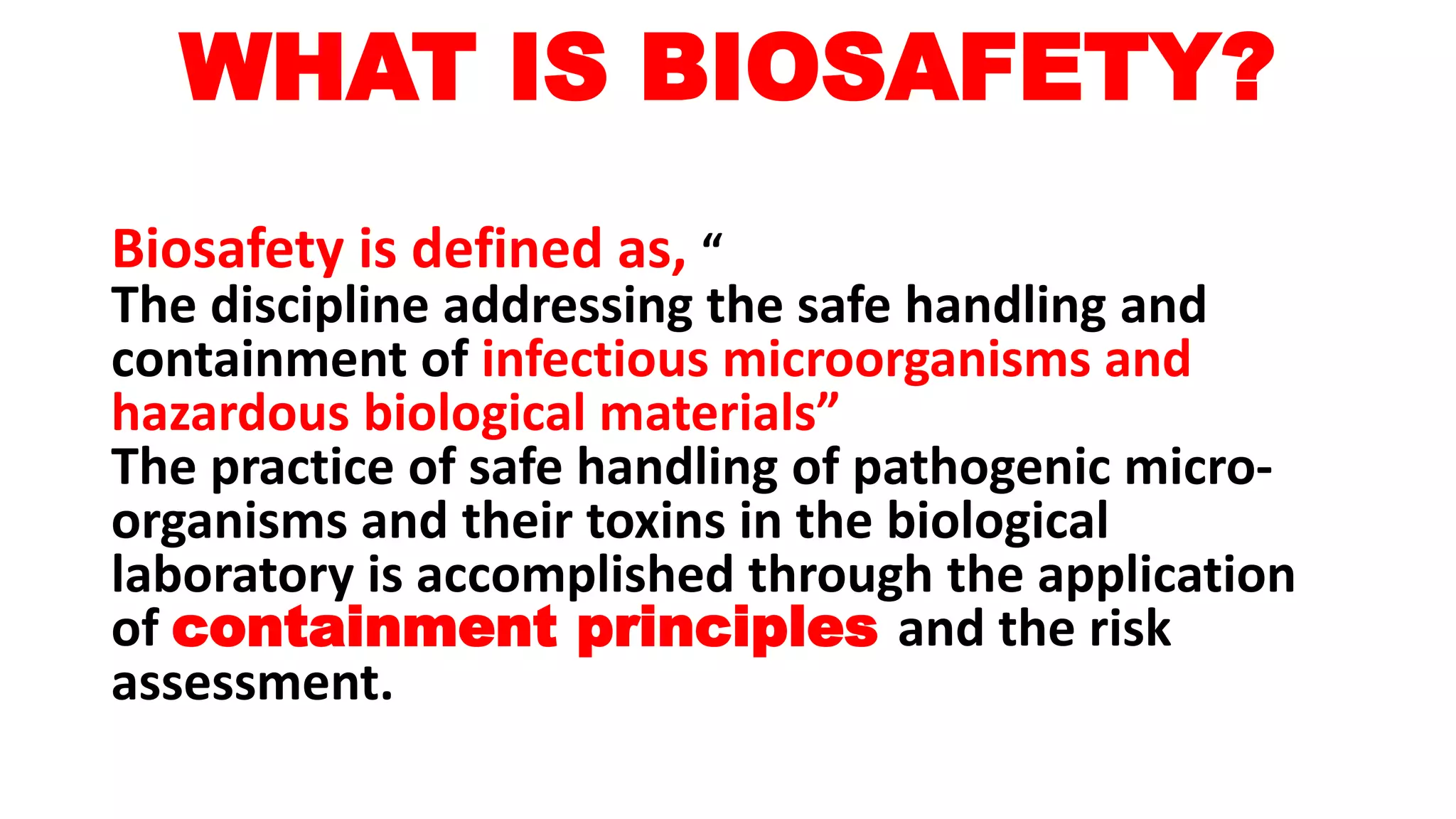 Biosafety in the hospitals and Clinics by DR.T.V.Rao MD | PDF