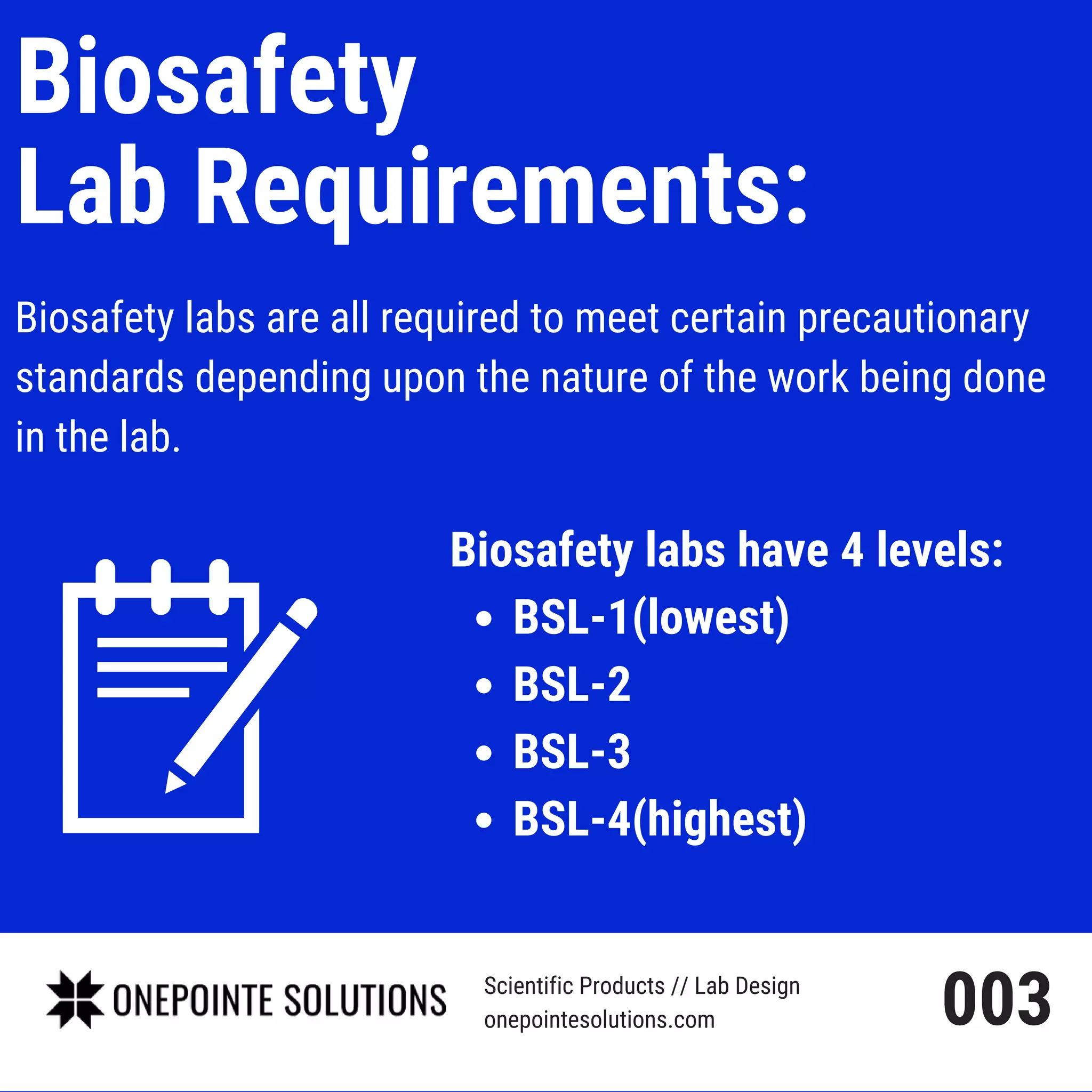 Biosafety Lab Levels PDF