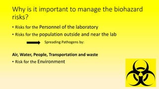Introduction of Biosafety | PPTX