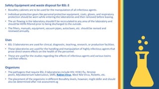 Biosafety Levels by Francis and Prasoona .pptx