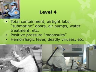 BIOSAFETY REGULATIONS pptx | PPTX