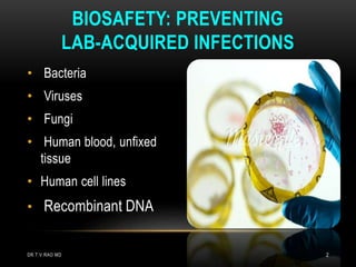 Biosafty guidelines | PPTX