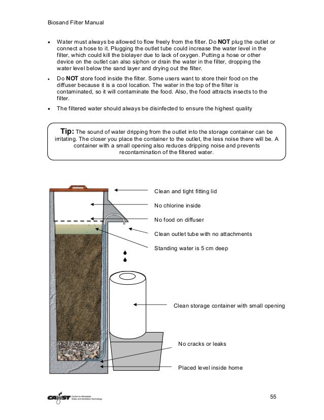 Biosand filter manual version 10 201005