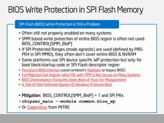 BIOS and Secure Boot Attacks Uncovered | PDF