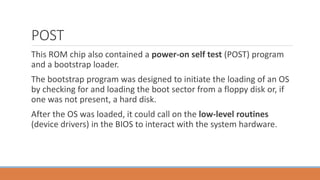 BIOS Basics of the digital computer systems | PPT