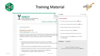 Training Material
1 Nov 2017 #bioschemas 25
 