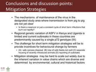 African Swine Fever (ASF) control: An entry point for enhancing human ...