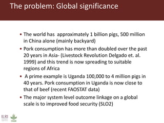 African Swine Fever (ASF) control: An entry point for enhancing human welfare through pig system improvement