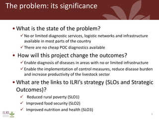 Development of platform techniques to produce cheap, eco-friendly and easy-to-use diagnostic assays for livestock diseases