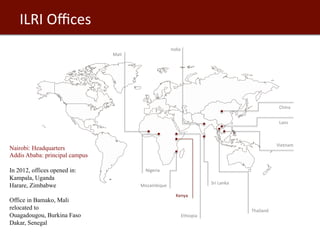 Biosciences research at the International Livestock Research Institute (ILRI)