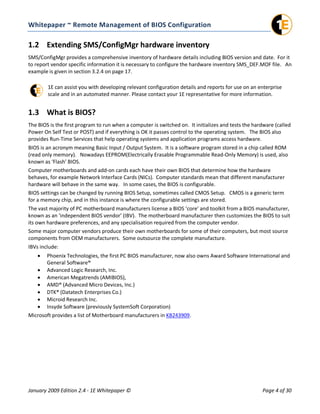 Bios configuration management | PDF