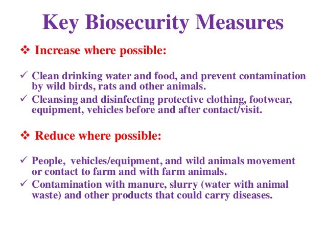Biosecurity