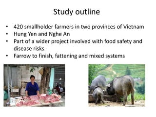 Biosecurity and diseases control practices and perceptions of smallholder pig farmers in Vietnam