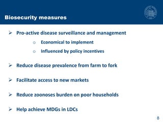 Biosecurity measures in meat and milk value chains: A study in Bura sub-county, Kenya