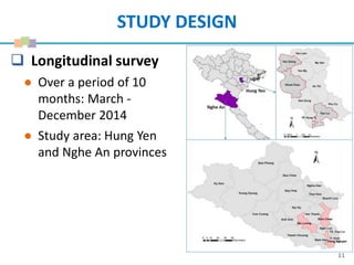 Biosecurity practices in small-scale pig farms in Hung Yen and Nghe An, Vietnam