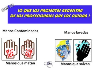 Manos Contaminadas     Manos lavadas

   Mãos s




 Manos que matan     Manos que salvanÁlcool
 Mãos que matam
 