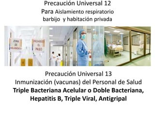 Secuencia de colocación Elementos de
Barrera de protección personal
 