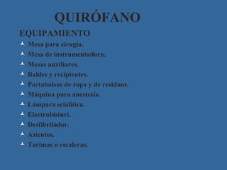 bioseguridad en elquirofano