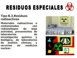 RESIDUOS ESPECIALES 