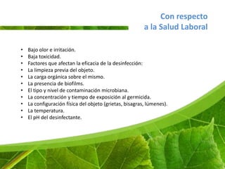 3. Esterilización
              2. Desinfección

1. Limpieza
 