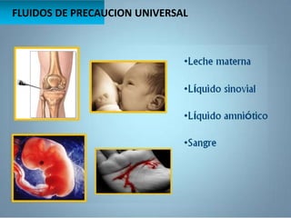 FLUIDOS DE PRECAUCION UNIVERSAL
 