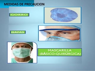 MEDIDAS DE PRECAUCION
 