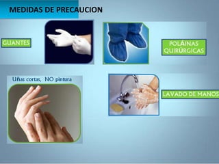MEDIDAS DE PRECAUCION
 