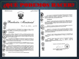 ¿QUÉ PODEMOS HACER?
 