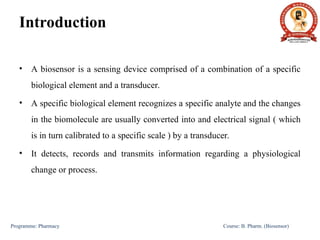 Introduction to Biosensor- Renu Saharan.ppt