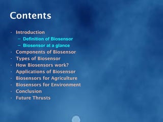 Biosensors and their Applications agriculture.ppt